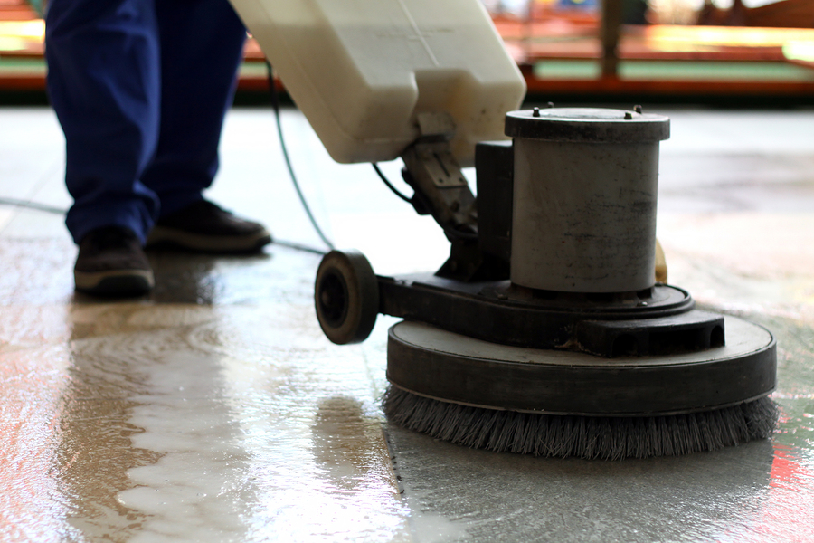 floor stripping and waxing